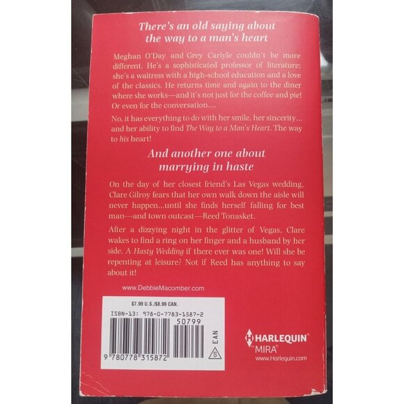 A Man's Heart by Debbie Macomber – Paperback VG - Picture 2 of 2